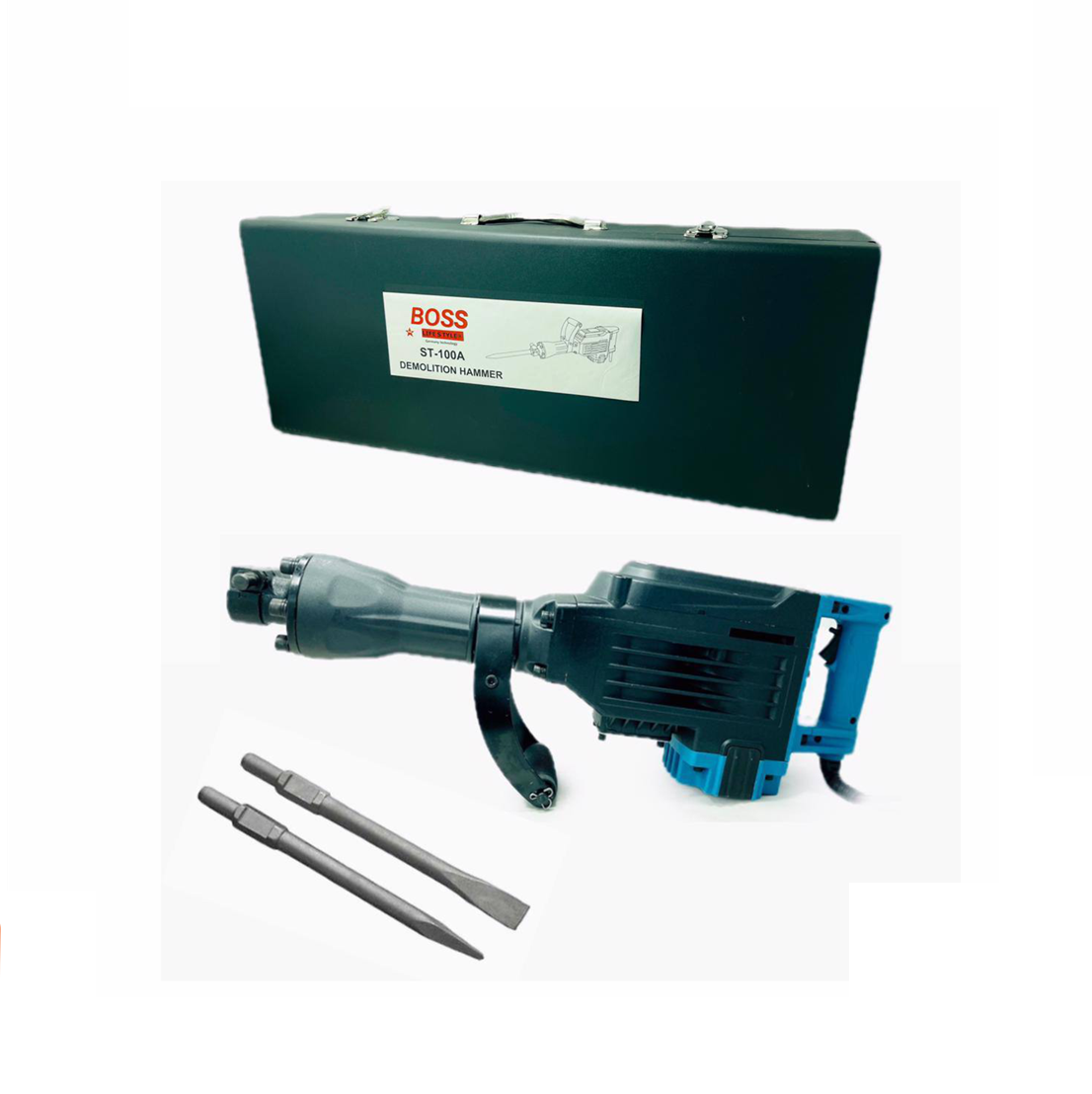 100A BOSS 24KG Electric Demolition Hammer مسترتولز پیکور تخریب ۲۴ کیلویی روغنی اصلی باس مدل 100A
