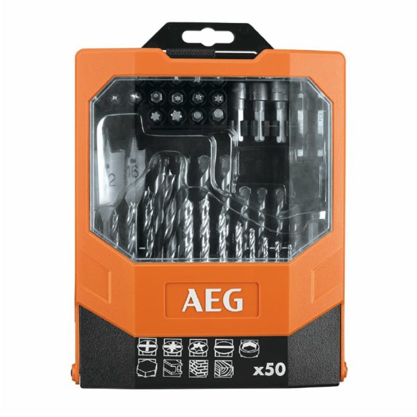 مجموعه 50 عددی سری پیچ گوشتی و مته آاگ مدل AEG 430411