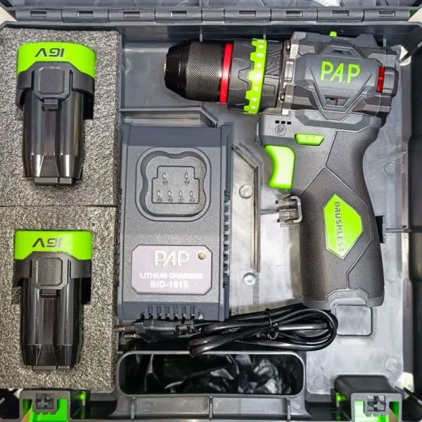 دریل شارژی 16 ولت پی ای پی مدل BD-1615